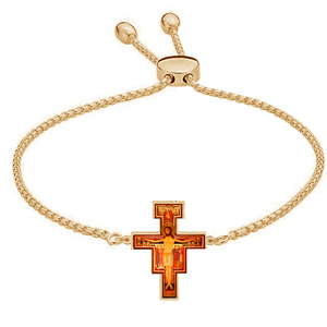 Women s Adjustable San Damiano Color Laser Bracelet