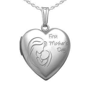  First Mothers Day  Heart Photo Locket