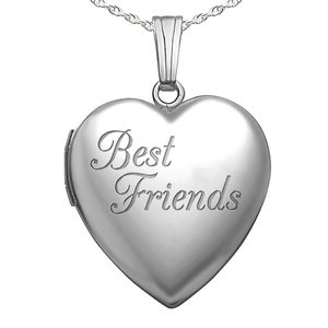  Best Friends Heart Photo Locket