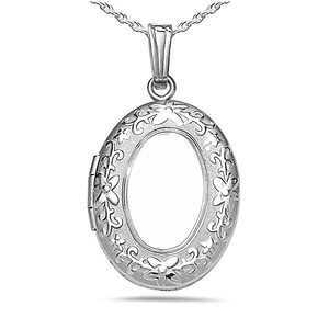 Small Oval Photo Locket