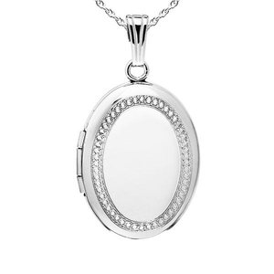 Oval Photo Locket