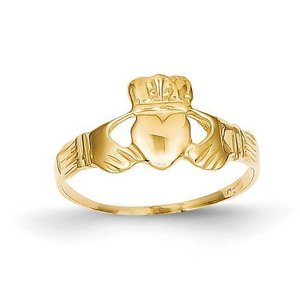 14K Ladies Claddagh Ring