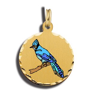 Blue Jay Charm