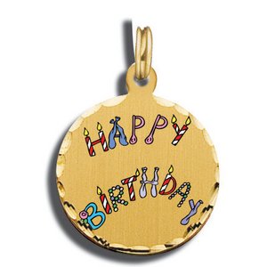 Happy Birthday Charm