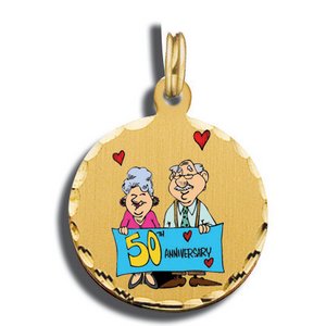 Happy 50th Anniversary Charm