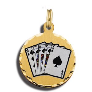 Royal Flush Charm