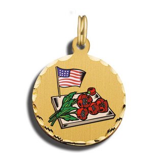Amercan Flag Charm