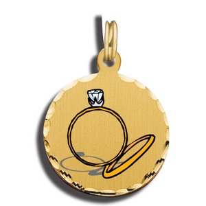 Wedding Ring Charm