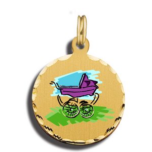Baby Carriage Charm