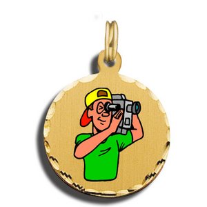 Camera Man Charm