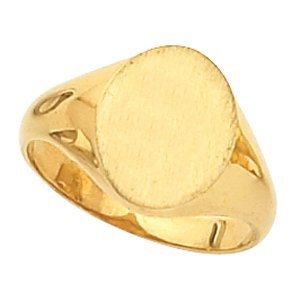 Women s Oval Signet Ring