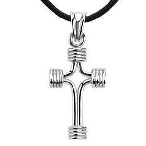 Sterling Silver Teen Small Tubular Cross