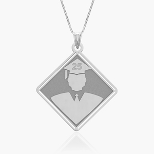 25  Male Graduation Charm or Pendant