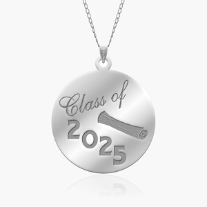 Class of 2025   Round Graduation Charm or Pendant