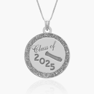 Class of 2025   Round Graduation Charm or Pendant
