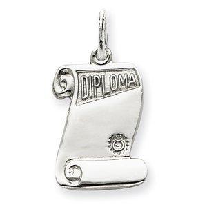 Custom Engravable Graduation Diploma Charm or Pendant