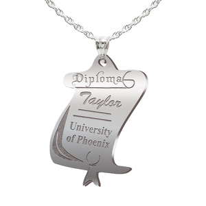 25 Custom Graduation Diploma Charm or Pendant