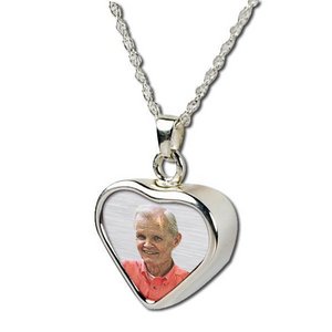 Heart  Photo Cremation Pendant