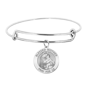  Blessed Mother  Virgin Mary Expandable Bracelet
