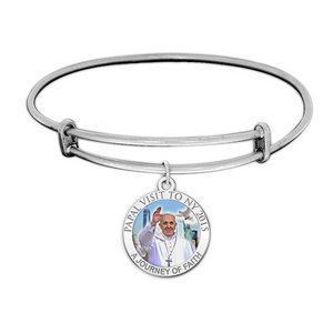 Pope Francis Color Expandable Bracelet W  Papal Visit NY 2015
