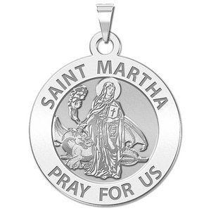 Saint Martha Religious Medal  EXCLUSIVE 