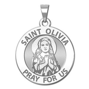 Saint Olivia Religious Medal  EXCLUSIVE 