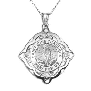 Saint Jude Thaddeus Cathedral Round Religious Medal   EXCLUSIVE 