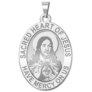 Sacred Heart of Jesus Religious Medal   EXCLUSIVE 