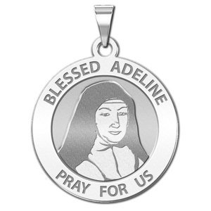 Blessed Adeline Round Religious Medal    EXCLUSIVE 