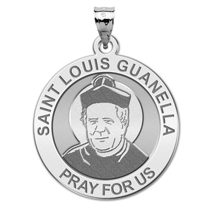 Saint Louis Guanella Round Religious Medal