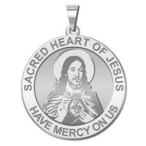 Sacred Heart of Jesus Religious Medal  EXCLUSIVE 