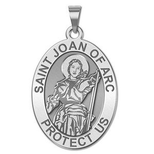 Saint Joan of Arc Religious Medal  EXCLUSIVE 