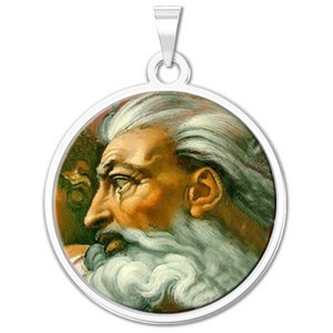GOD Religious Round Medal  Color EXCLUSIVE 