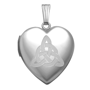  Sweetheart Celtic Trinity Locket