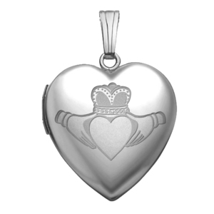 Sweetheart Celtic Claddagh Locket