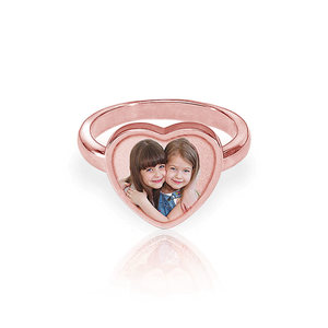 Photo Heart Ring