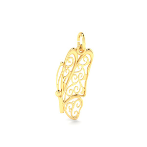 Filigree Butterfly Charm