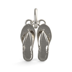 Pair of Flip Flops Accent Charm