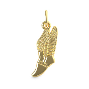 Winged Shoe Charm