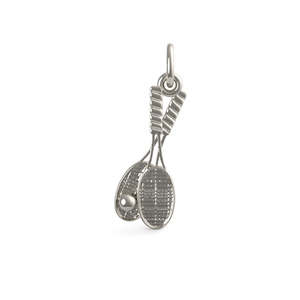 Tennis Racquet Pair Charm
