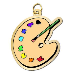Artist Palette Charm