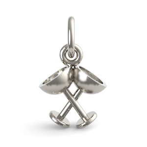 Champagne Glasses Charm 1145