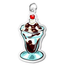 Ice Cream Sundae Charm