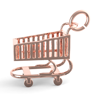 Shopping Cart Charm