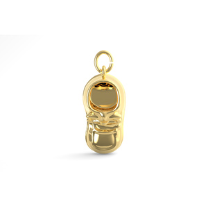 Baby Shoe with Laces Charm 8222 