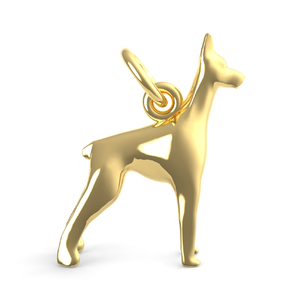 Doberman Dog Charm  0299 