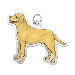 Dog    Yellow Labrador Retriever Charm
