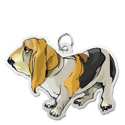 Dog   Bassett Hound Charm