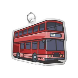 Double Decker Bus Charm
