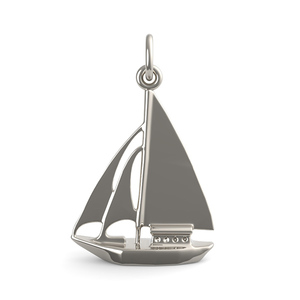 Cutter Sailboat Charm